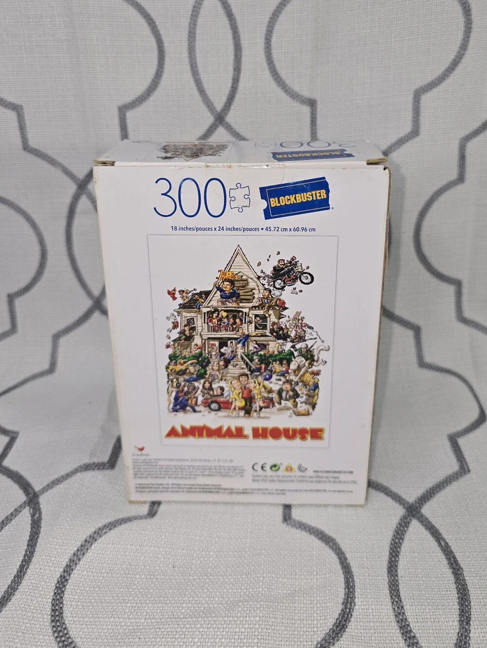 300 Piece Animal House Movie Poster Jigsaw Puzzle Blockbuster Video Retro 70'S